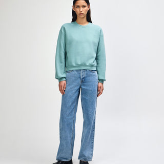 American Apparel RF494 Boxy Cropped Crewneck (Arctic)