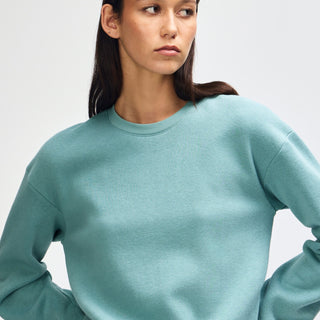 American Apparel RF494 Boxy Cropped Crewneck (Arctic)