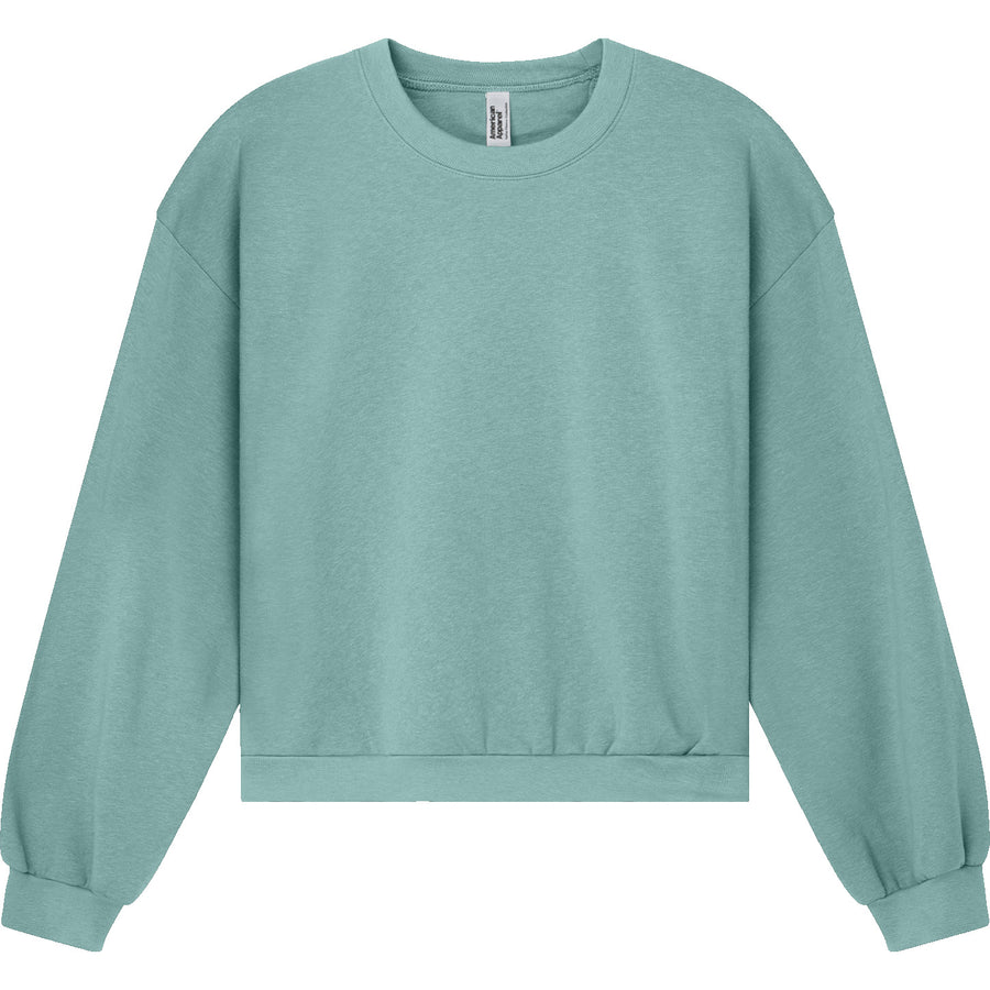 American Apparel RF494 Boxy Cropped Crewneck (Arctic)