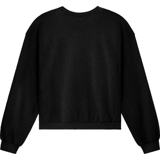 American Apparel RF494 Boxy Cropped Black - Back View | color:Black|view:back