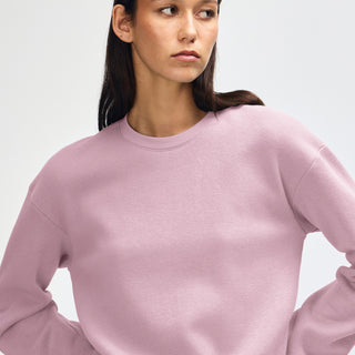 American Apparel RF494 Boxy Cropped Crewneck (Blush)