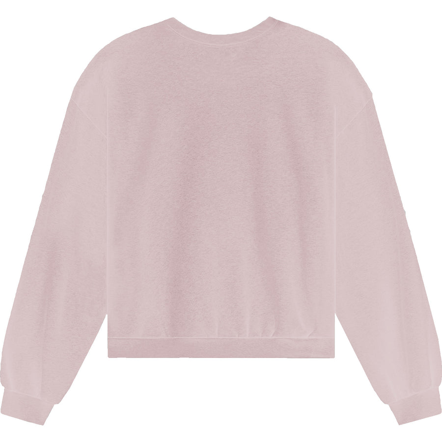 American Apparel RF494 Boxy Cropped Crewneck (Blush)