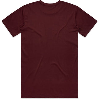 AS Colour 5001 Staple Tee Burgundy - Back View | color:Burgundy|view:back