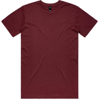 AS Colour 5001 Staple Tee Burgundy - Front View | color:Burgundy|view:front