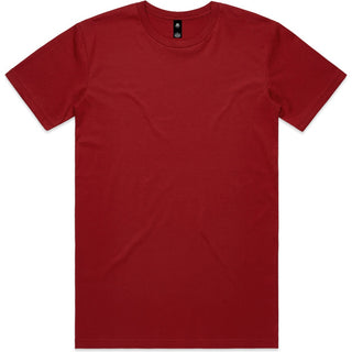 AS Colour 5001 Staple Tee Cardinal - Front View | color:Cardinal|view:front