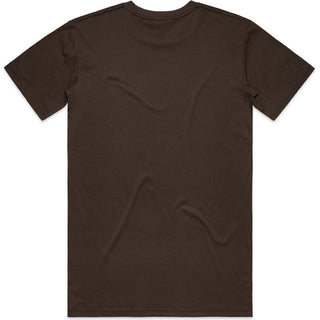 AS Colour 5001 Staple Tee Dark Chocolate - Back View | color:Dark Chocolate|view:back