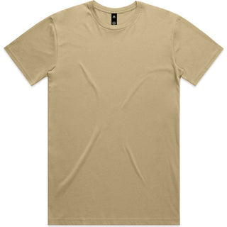 AS Colour 5001 Staple Tee Khaki - Front View | color:Khaki|view:front