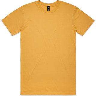 AS Colour 5001 Staple Tee Mustard - Front View | color:Mustard|view:front