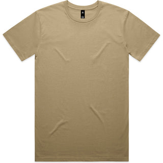 AS Colour 5001 Staple Tee Sand - Front View | color:Sand|view:front