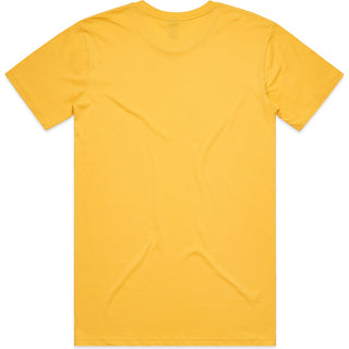 AS Colour 5001 Staple Tee Yellow - Back View | color:Yellow|view:back