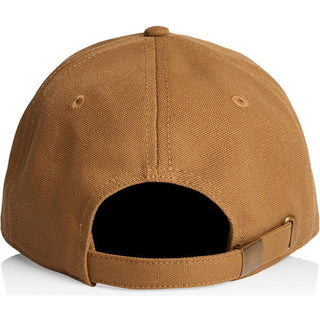 AS Colour 1131 Access Canvas Cap - Back View | color:Camel|view:back