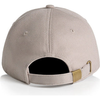 AS Colour 1131 Access Canvas Cap Mushroom - Back View | color: Mushroom|view:back