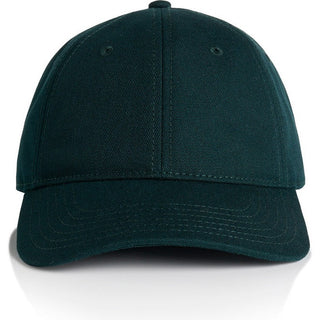 AS Colour 1131 Access Canvas Cap - Front View | color:Pine Green|view:front