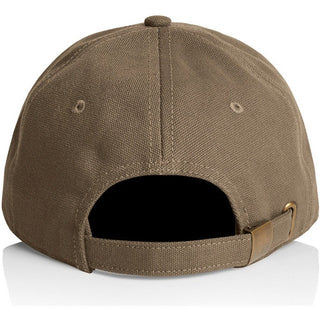AS Colour 1131 Access Canvas Cap - Back View | color:Walnut|view:back