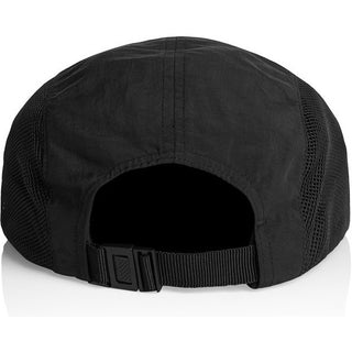 AS Colour 1180 Active Finn Cap - Back View | color:Black|view:back