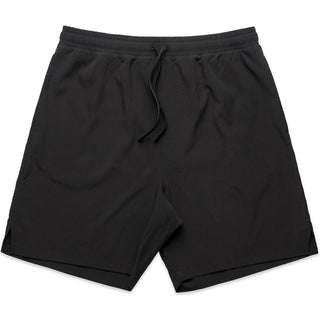 AS Colour 5620 Active Shorts 18" - Front View | color:Black|view:front
