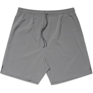 AS Colour 5620 Active Shorts 18" - Front View | color:Shadow|view:front