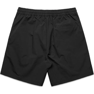 AS Colour 5924 Active Training Shorts 19" - Back View | color:Black|view:back