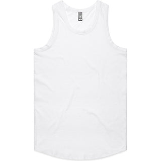 AS Colour 5004 Authentic Singlet - Front View | color:White|view:front