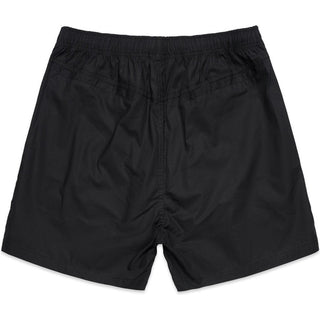 AS Colour 5903 Beach Shorts 17" - Back View | color:Black|view:back