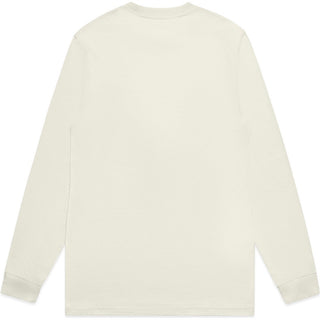 AS Colour 5054 Block L/S Tee - Back View | color:Ecru|view:back