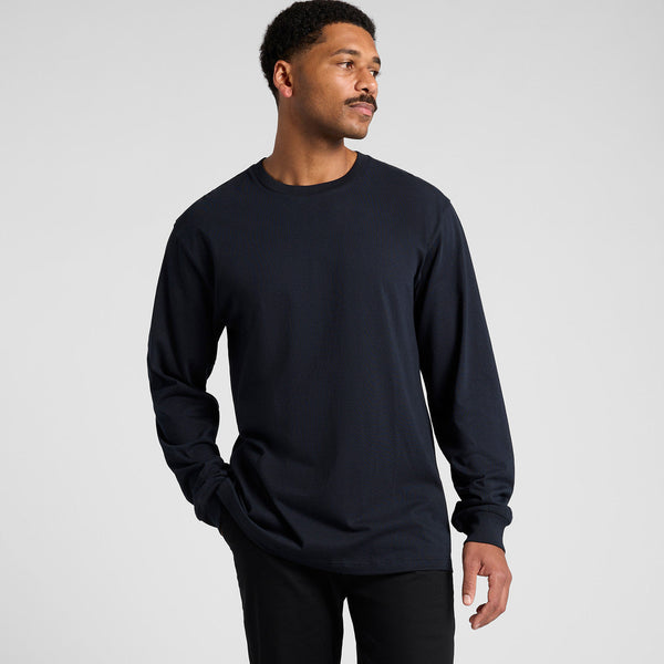 AS Colour Block L/S Tee | 5054 (Black)