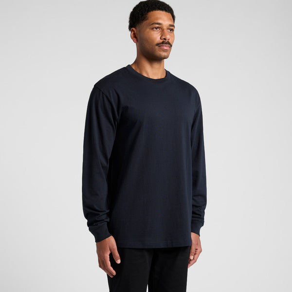 AS Colour Block L/S Tee | 5054 (Coal)