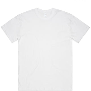 AS Colour 5052 Block Oversized Tee - Front View | color:White|view:front
