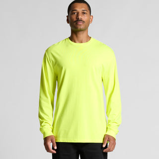 AS Colour Block Safety L/S Tee | 5054F (Safety Yellow)