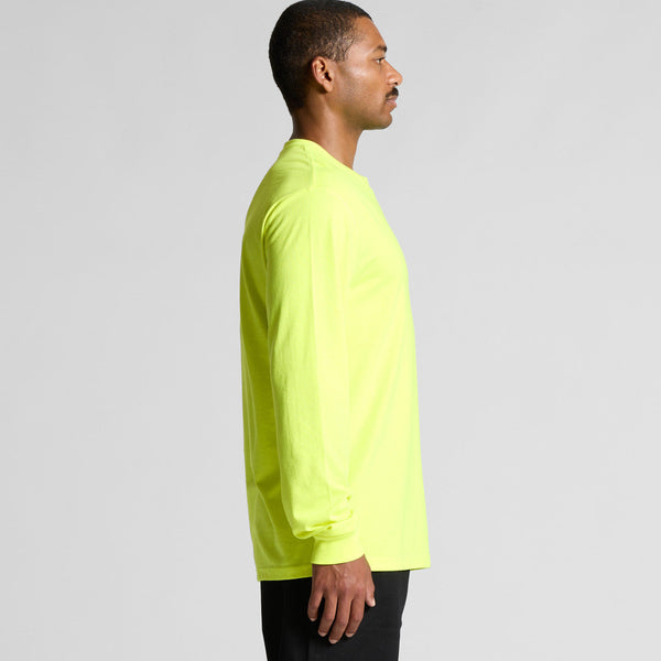 AS Colour Block Safety L/S Tee | 5054F (Safety Yellow)