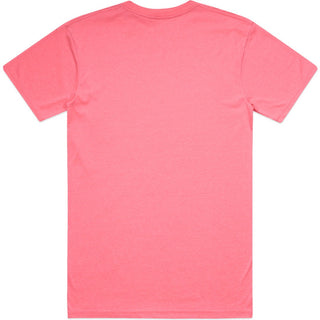 AS Colour 5050F Block Safety Tee - Back View | color:Safety Pink|view:back