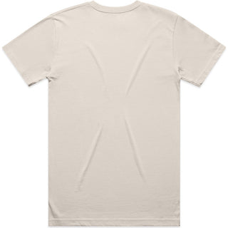 AS Colour 5050T Block Tubular Tee - Back View | color:Bone|view:back