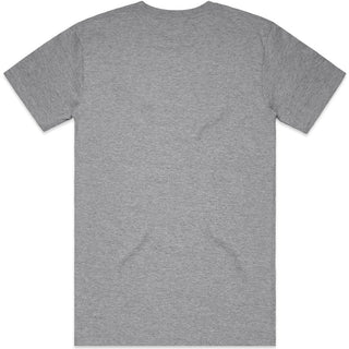 AS Colour 5050T Block Tubular Tee - Back View | color:Grey Marle|view:back