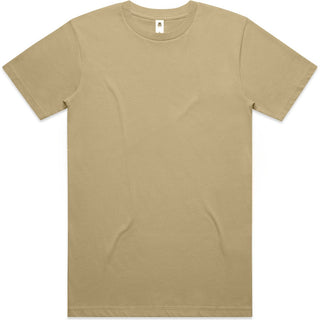 AS Colour 5050T Block Tubular Tee - Front View | color:Khaki|view:front