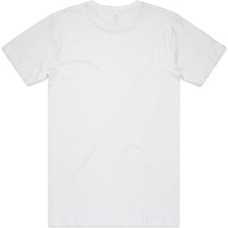 AS Colour 5050T Block Tubular Tee - Back View | color:White|view:back