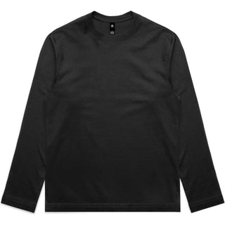 AS Colour 5031 Box L/S Tee - Front View | color:Black|view:front