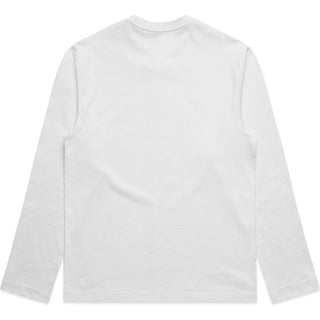 AS Colour 5031 Box L/S Tee - Back View | color:White|view:back