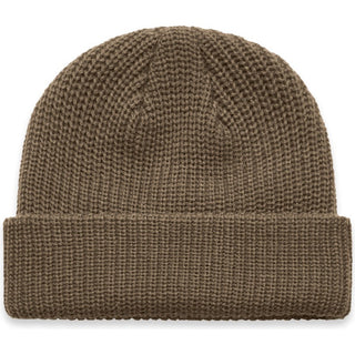 AS Colour 1120 Cable Beanie - Front View | color:Walnut|view:front