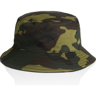 AS Colour 1117C Camo Bucket Hat - Front View | color:Camo|view:front