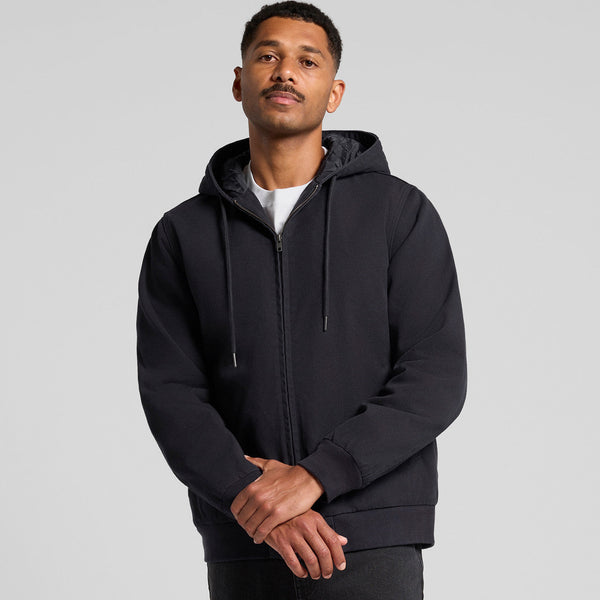 AS Colour Canvas Bomber Hood Jacket | 5532 (Ink Blue)