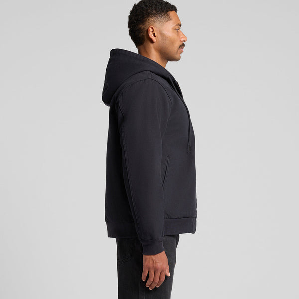 AS Colour Canvas Bomber Hood Jacket | 5532 (Black)