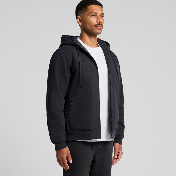 AS Colour Canvas Bomber Hood Jacket | 5532 (Ink Blue)