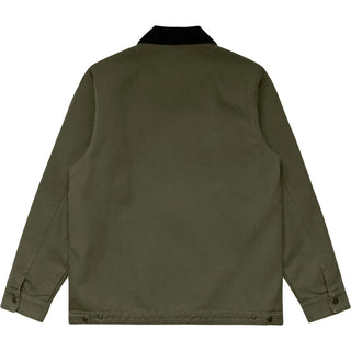 AS Colour 5533 Canvas Cord Collar Jacket - Back View | color:Army|view:back