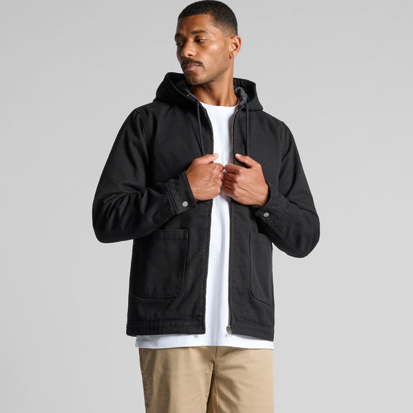 AS Colour Canvas Heavy Hooded Jacket | 5529 (Walnut)