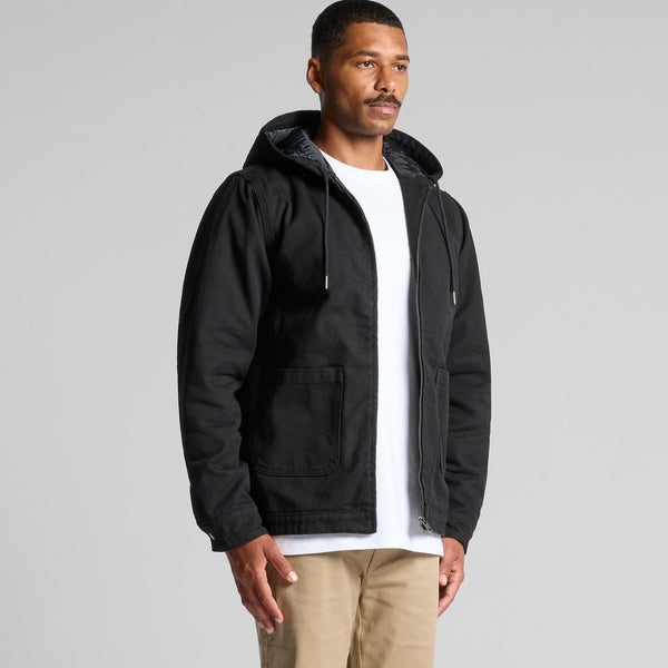 AS Colour Canvas Heavy Hooded Jacket | 5529 (Walnut)