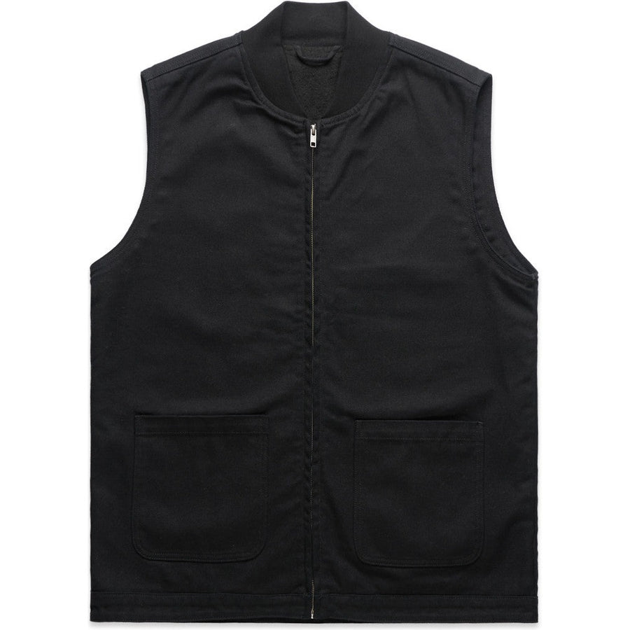 AS Colour Canvas Heavy Vest | 5528 (Black)