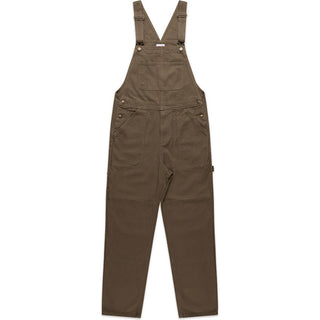 AS Colour 5980 Canvas Overalls - Front View | color:Walnut|view:front