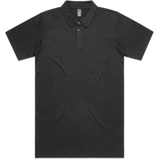 AS Colour 5402 Chad Polo - Front View | color:Coal|view:front