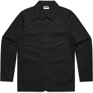 AS Colour 5522 Chore Jacket - Front View | color:Black|view:front