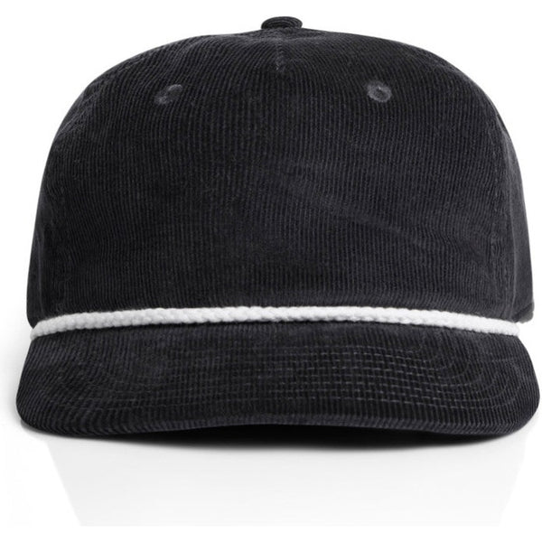 AS Colour Class Cord Rope Cap | 1185 (Black/White)